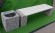 Урна бетонная Квадро в цвете мрамор-шахматка  со скамейкой евро-1